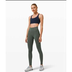 Lululemon Wunder Train 28” High Rise Leggings Smoked Spruce 8